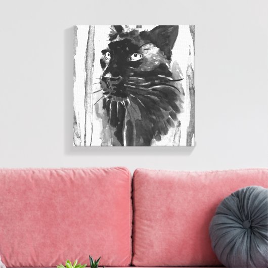 Toile Portrait Panther (Insitu(Salon))