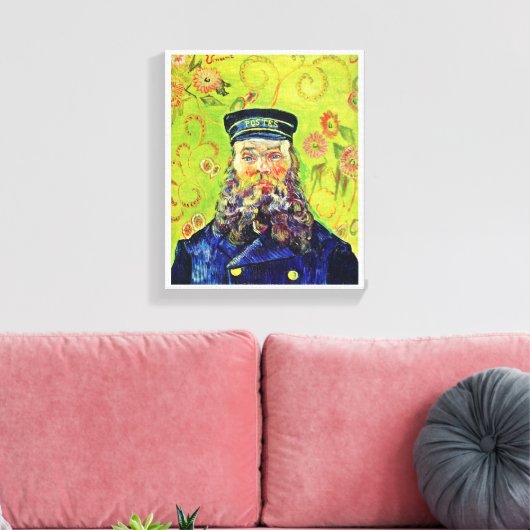 Toile Portrait Postman Joseph Roulin Vincent van Gogh (Insitu(Salon))