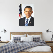 Toile Portrait présidentiel de Barack Obama (Insitu(Chambre))