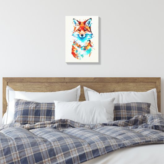 Toile Portrait Red Fox (Insitu(Chambre))