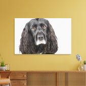 Toile Portrait studio de cocker spaniel (Insitu(Salon))