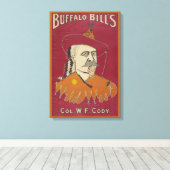 Toile Portrait Tête Et Épaules De Buffalo Bill (Insitu (Plancher de Bois))