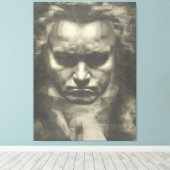Toile Portrait Van Beethoven (Insitu (Plancher de Bois))
