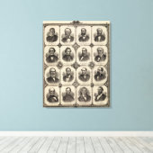 Toile Portraits de EG Potter, Delano T Smith (Insitu (Plancher de Bois))