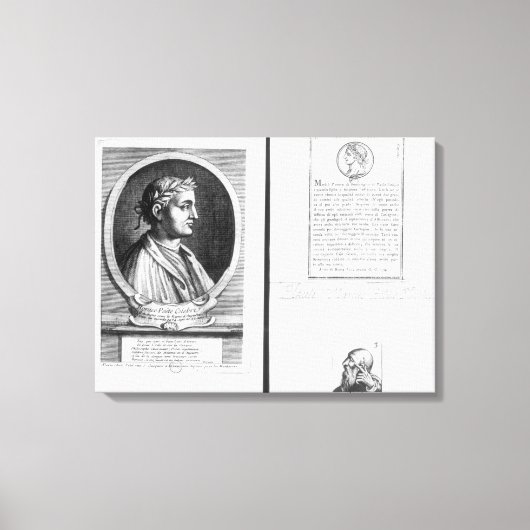 Toile Portraits de Horace Scipio Aemilianus (Recto)