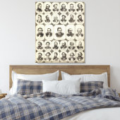 Toile Portraits de Mme DLR Wardner (Insitu(Chambre))