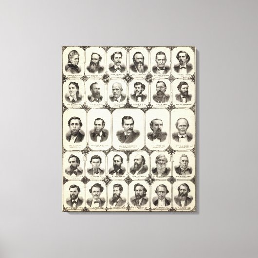 Toile Portraits de Mme DLR Wardner (Recto)