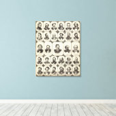 Toile Portraits de Mme DLR Wardner (Insitu (Plancher de Bois))