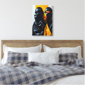 Toile Portraits modernes audacieux Art géométrique Abstr (Insitu(Chambre))