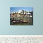 Toile Portugal, Porto, Bateau Avec Barils De Vin (Insitu (Plancher de Bois))