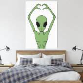 Toile Pose du cœur extraterrestre (Insitu(Chambre))