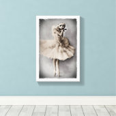 Toile Posé en Pointe (Insitu (Plancher de Bois))