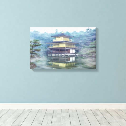 Toile Pose sur le Pavillon d'Or (Insitu (Plancher de Bois))