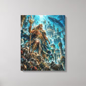 Toile Poséidon – Le Royaume Perdu d'Atlantis (Recto)