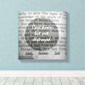 Toile Poser mais pas détruire le versets de la Bible (Insitu (Plancher de Bois))