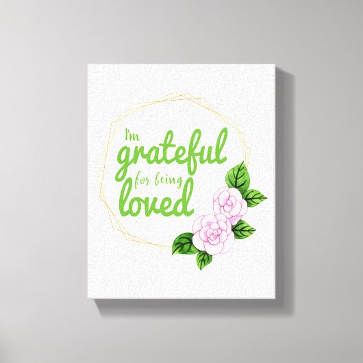 Toile positif good vibes citations pour acceptation de s (Recto)