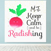 Toile Positive Food Art, Puns et Citations - Punny Garde (Insitu (Plancher de Bois))