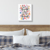 Toile Positive Growth and Motivation Typography (Insitu(Chambre))