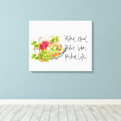 Toile Positivité et succès (Insitu (Plancher de Bois))