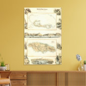 Toile Possessions britanniques d'Indiens de l'Ouest (Insitu(Salon))