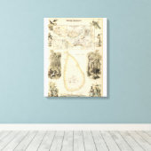 Toile Possessions britanniques en mer d'Inde (Insitu (Plancher de Bois))