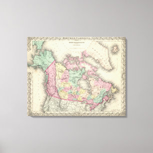 Toile Possessions britanniques, russes et danoises