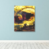 Toile Post impressionnisme Paysage fin Art Abstrait (Insitu (Plancher de Bois))