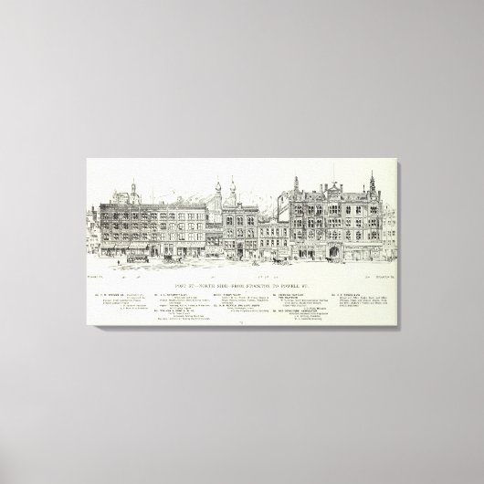 Toile Post North side Stockton et Powell (Recto)