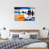 Toile Post-Storm Wanderers – Abstract Figures (Insitu(Chambre))