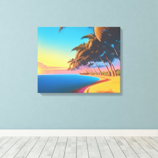 Toile Postal de los 80s (Insitu (Plancher de Bois))