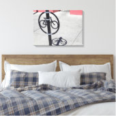 Toile Poste d'attelage de bicyclettes urbaines (Insitu(Chambre))