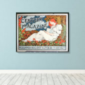 Toile Poster advertising 'Century Magazine', Midsummer H (Insitu (Plancher de Bois))