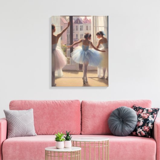 Toile Póster Bailarinas frente a la ventana (Insitu(Salon))