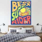 Toile Poster Best Surf Ever (Insitu(Chambre))