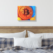 Toile Poster Bitcoin (Insitu(Chambre))