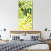 Toile Poster café français c1885 (Insitu(Chambre))