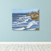 Toile Poster Carlsbad California (Insitu (Plancher de Bois))