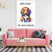 TOILE POSTER, CHIEN POUR ANIMAUX (Insitu(Salon))