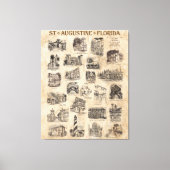 Toile Poster d'art St Augustine, Floride (Recto)