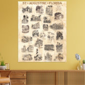 Toile Poster d'art St Augustine, Floride (Insitu(Salon))