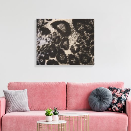 TOILE POSTER DE ANIMAL NOIR (Insitu(Salon))