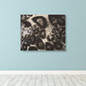 TOILE POSTER DE ANIMAL NOIR (Insitu (Plancher de Bois))