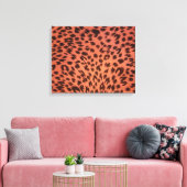 TOILE POSTER DE ANIMAL ROSE (Insitu(Salon))