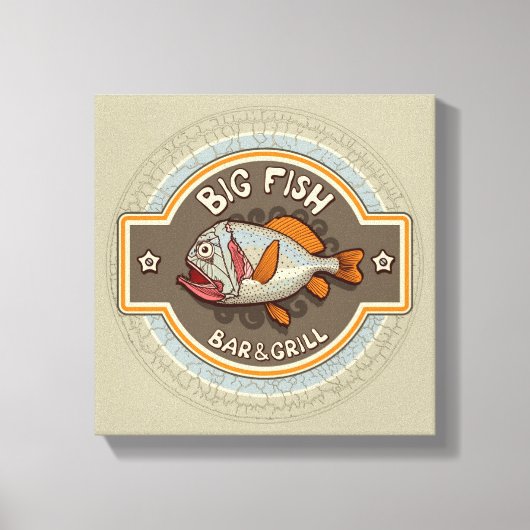 Toile Poster de Big Fish Bar And Grill (Recto)