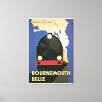 Poster de Bournemouth Belle Vintage voyage