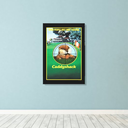 Toile Poster de Caddyshack (Insitu (Plancher de Bois))