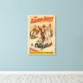 Toile Poster De Cirque Allemand vintage, 1900. (Insitu (Plancher de Bois))