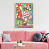 Toile Poster de cirque vintage Ringling Brothers (Insitu(Salon))