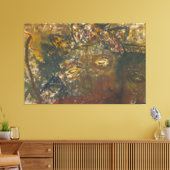 Toile Poster de fantôme Zombie Abstraite d'Halloween (Insitu(Salon))