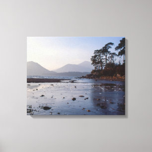 Toile Poster de la carte de Friar's Crag Dergone Water E